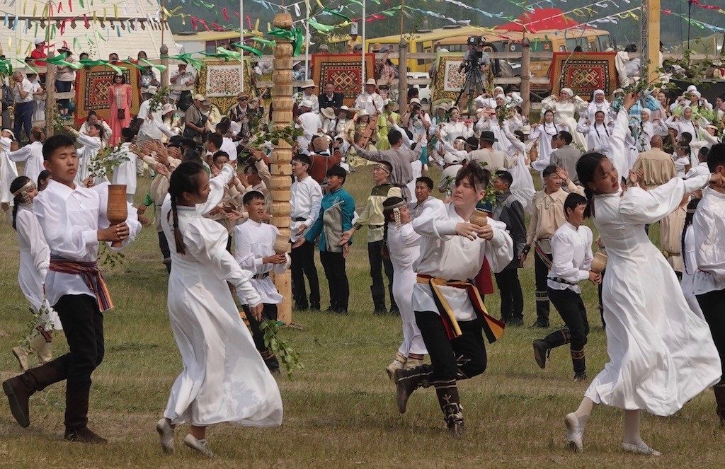 Opening ceremony at Ysyakh festival