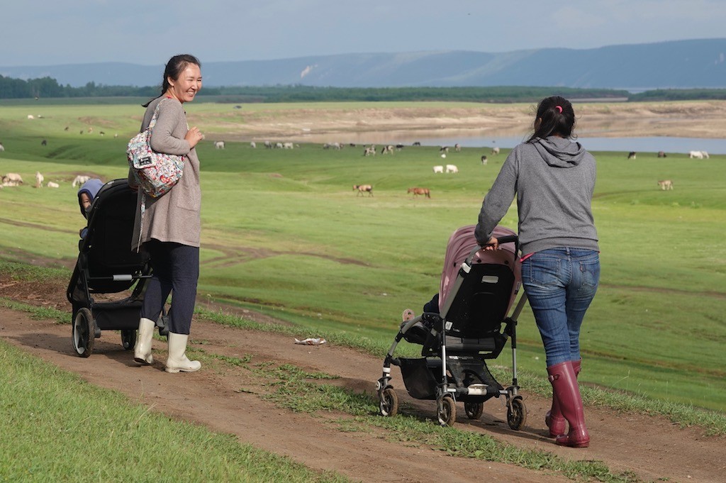 Inhabitants of Sinsk village, Khangalas District, Yakutia