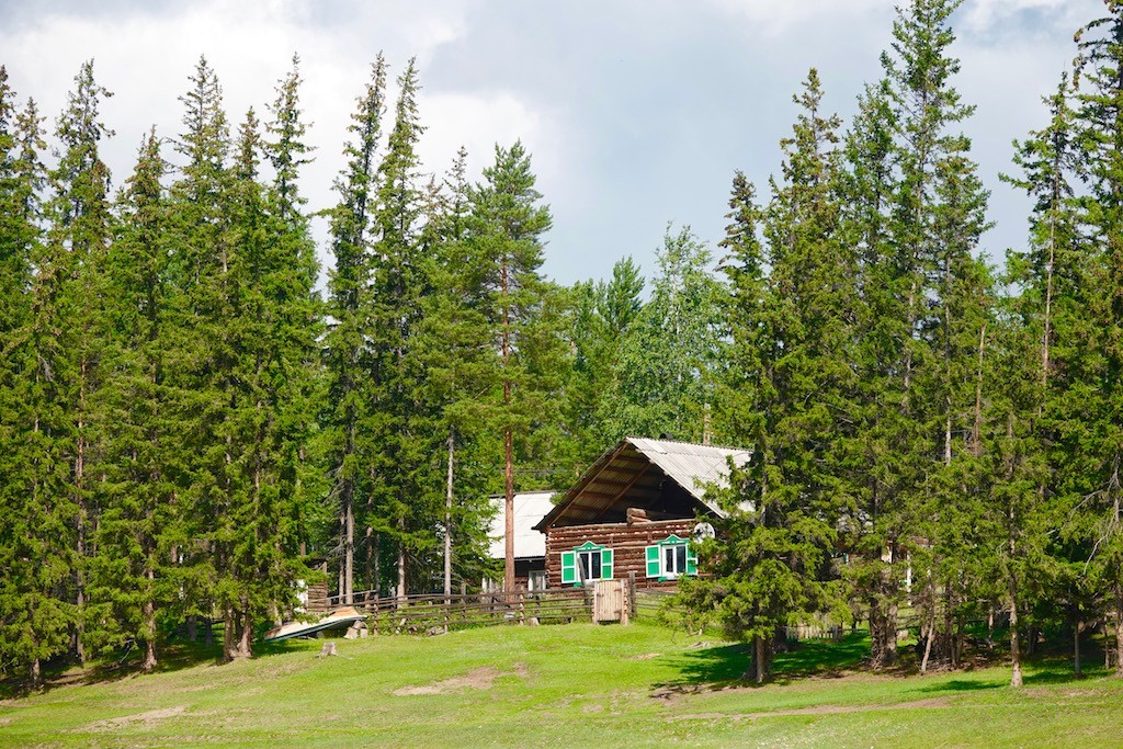 House in Sinsk village, Khangalas District, Yakutia